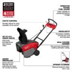 Milwaukee M18 FUEL 18V 21 in. Cordless Dual Battery Auger Propelled Single Stage Snow Blower w/ (2) 12.0 Ah Batteries, Charger 3036-22HD - Image 7