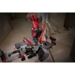 Milwaukee M18 FUEL 18V Lithium-Ion Brushless 10 in. Cordless Dual Bevel Sliding Compound Miter Saw with 8-1/4 in. Table Saw 2734-20-2736-20 - Image 13