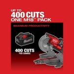 Milwaukee M18 FUEL 18V 10 in. Lithium-Ion Brushless Cordless Dual Bevel Sliding Compound Miter Saw Kit with One 8.0 Ah Battery 2734-21 - Image 7