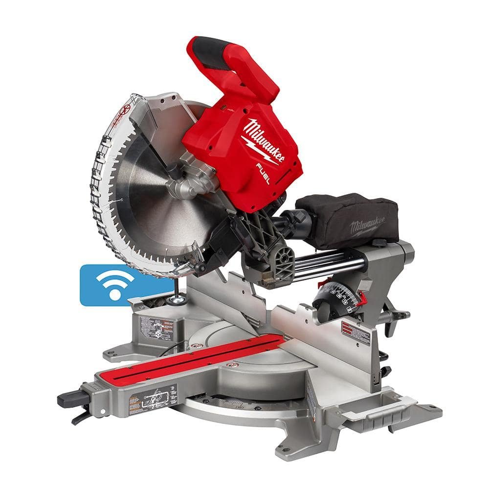 milwaukee-miter-saws-2739-20-64_1000.jpg Milwaukee M18 FUEL 18V Lithium-Ion Brushless Cordless 12 in. Dual Bevel Sliding Compound Miter Saw (Tool-Only) 2739-20 - Image 1
