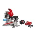 Milwaukee M18 FUEL 18V Lithium-Ion Brushless Cordless 12 in. Dual Bevel Sliding Compound Miter Saw Kit with One 12.0Ah Battery 2739-21HD - Image 14