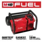 Milwaukee M18 FUEL 18-Volt Lithium-Ion Brushless Cordless 2 Gal. Electric Compact Quiet Compressor (2-Tool) 2840-20-2840-20 - Image 3