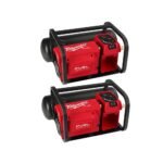Milwaukee M18 FUEL 18-Volt Lithium-Ion Brushless Cordless 2 Gal. Electric Compact Quiet Compressor (2-Tool) 2840-20-2840-20