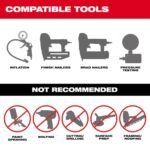 Milwaukee M18 FUEL 18-Volt Lithium-Ion Brushless Cordless 2 Gal. Electric Compact Quiet Compressor (2-Tool) 2840-20-2840-20 - Image 7