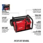 Milwaukee M18 FUEL 18-Volt Lithium-Ion Brushless Cordless 2 Gal. Electric Compact Quiet Compressor (2-Tool) 2840-20-2840-20 - Image 2