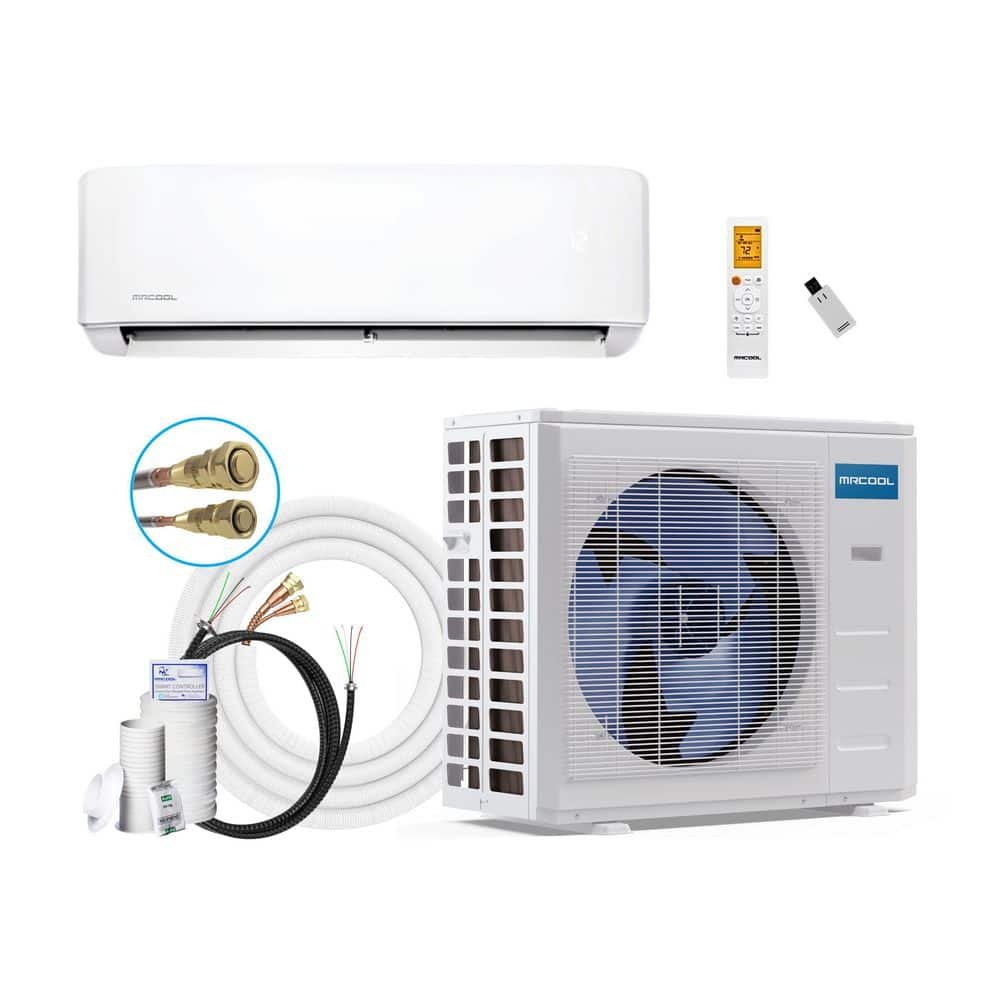 mrcool-mini-split-systems-diy-24-hp-wm-230d25-o-cmb-64_1000.jpg MRCOOL DIY 5th Gen 24000 BTU 22.7 Seer2 2-Ton Mini-Split Heat Pump Complete System-25 ft. Pre-Charged Line Set-230-Volt-R454B DIY-24-HP-WM-230D25-O-CMB - Image 1