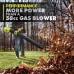 RYOBI 40V HP Brushless Whisper Series 180 MPH 850 CFM Cordless Battery Backpack Leaf Blower with 8.0 Ah Battery and Charger RY40HPLB02K - Image 5