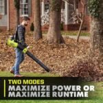 RYOBI 40V HP Brushless Whisper Series 180 MPH 850 CFM Cordless Battery Backpack Leaf Blower with 8.0 Ah Battery and Charger RY40HPLB02K - Image 10