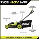 RYOBI 40V HP Brushless 20 in. Cordless Battery Walk Behind Push Mower, Blower & String Trimmer w/ (2) Batteries & (2) Chargers RY40HPLM06K-RY40HPCK202K - Image 3