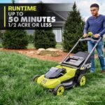 RYOBI 40V HP Brushless 20 in. Cordless Battery Walk Behind Push Mower, Blower & String Trimmer w/ (2) Batteries & (2) Chargers RY40HPLM06K-RY40HPCK202K - Image 9