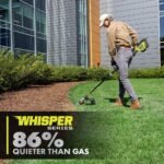 RYOBI 40V HP Brushless 20" Cordless Battery Walk Behind Push Lawn Mower w/ 40V 17" String Trimmer, (2) Batteries & Chargers RY40HPLM06K-RY40HPST02K - Image 10