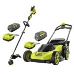 RYOBI 40V HP Brushless 20" Cordless Battery Walk Behind Push Lawn Mower w/ 40V 17" String Trimmer, (2) Batteries & Chargers RY40HPLM06K-RY40HPST02K - Image 14