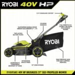 RYOBI 40V HP Brushless 21 in. Cordless Battery Walk Behind Self-Propelled Lawn Mower with (2) 6.0 Ah Batteries and Charger RY40HPLM01K2 - Image 4