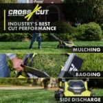 RYOBI 40V HP Brushless 21 in.Cordless Walk Behind Multi-Blade Self-Propelled Lawn Mower w/ (2) 6.0Ah Batteries and Charger RY40HPLM02K2 - Image 7