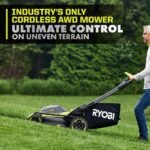 RYOBI 40V HP 21 in. Brushless Cordless Cross Cut Self-Propelled All Wheel Drive Mower w/ (2) 6.0 Ah Batteries & Charger RY40HPLM03K2 - Image 7