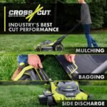 RYOBI 40V HP 21 in. Brushless Cordless Cross Cut Self-Propelled All Wheel Drive Mower w/ (2) 6.0 Ah Batteries & Charger RY40HPLM03K2 - Image 8
