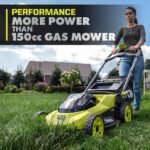 RYOBI 40V HP Brushless 20" Cordless Battery Walk Behind Self-Propelled Mower, w/ String Trimmer, Blower, Batteries & Chargers RY40HPLM07K-RY40HPCK202K - Image 5