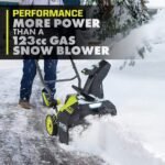 RYOBI 40V HP Brushless 18 in. Single-Stage Cordless Electric Auger Propelled Snow Blower with 8.0 Ah Battery and Charger RY40HPSN01K - Image 5
