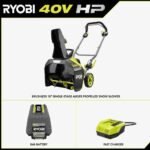 RYOBI 40V HP Brushless 18 in. Single-Stage Cordless Electric Auger Propelled Snow Blower with 8.0 Ah Battery and Charger RY40HPSN01K - Image 3