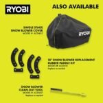 RYOBI 40V HP Brushless 18 in. Single-Stage Cordless Electric Auger Propelled Snow Blower with 8.0 Ah Battery and Charger RY40HPSN01K - Image 13