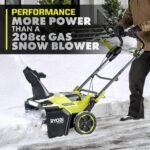 RYOBI 40V HP Brushless 21 in. Single-Stage Cordless Electric Auger Propelled Snow Blower with (2) 8.0 Ah Batteries & Chargers RY40HPSN02K2 - Image 5