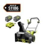 RYOBI 40V HP Brushless 21 in. Single-Stage Cordless Electric Auger Propelled Snow Blower with (2) 8.0 Ah Batteries & Chargers RY40HPSN02K2 - Image 15