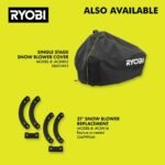 RYOBI 40V HP Brushless 21 in. Single-Stage Cordless Electric Auger Propelled Snow Blower with (2) 8.0 Ah Batteries & Chargers RY40HPSN02K2 - Image 13