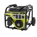 RYOBI 8125/6500-Watt Gas Powered Portable Generator With CO Detect Shutdown Sensor For Storms and Jobsites RY906500S