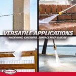 SIMPSON 3400 PSI 2.5 GPM Gas Pressure Washer, Honda GX200 Engine, CAT Pump, Commercial Cold Water Power Washer ALH3228-S - Image 7