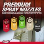 SIMPSON 3600 PSI 2.5 GPM Gas Pressure Washer, Honda GX200 Engine and Aluminum Frame, Commercial Cold Water Power Washer ALH3425-S - Image 7