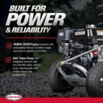 SIMPSON 4400 PSI 4.0 GPM Gas Pressure Washer with Honda GX390 Engine, Heavy-Duty Industrial Cold Water Power Washer IS61028 - Image 3