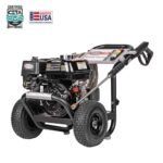 SIMPSON 3300 PSI 2.5 GPM Gas Pressure Washer, HONDA GX200 Engine, Reliable Residential Cold Water Power Washer PS3228-S