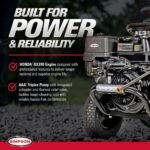 SIMPSON 4200 PSI 4.0 GPM Gas Pressure Washer, HONDA GX390 Engine, Triplex Pump, Heavy-Duty Cold Water Commercial Power Cleaner PS4240 - Image 4