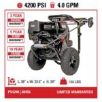 SIMPSON 4200 PSI 4.0 GPM Gas Pressure Washer, HONDA GX390 Engine, Triplex Pump, Heavy-Duty Cold Water Commercial Power Cleaner PS4240 - Image 2