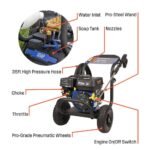 Westinghouse 3600 PSI 2.7 GPM 212cc Gas Powered Triplex Pump Cold Water Pressure Washer with 5-Quick Connect Nozzles WPX3600 - Image 13
