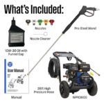 Westinghouse 3600 PSI 2.7 GPM 212cc Gas Powered Triplex Pump Cold Water Pressure Washer with 5-Quick Connect Nozzles WPX3600 - Image 4