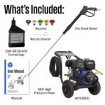 Westinghouse 3800 PSI 3.6 GPM 274cc Gas Powered Triplex Pump Cold Water Pressure Washer with 5-Quick Connect Nozzles WPX3800 - Image 4
