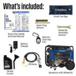 Westinghouse 14,500/11,500-Watt Remote Electric Start Dual Fuel Gas and Propane Portable Generator w/ Low THD, 50A Outlet, CO Sensor WGen11500DFc - Image 9
