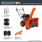YARDMAX 24 in. 212cc Two-stage Self-propelled Gas Snow Blower with Push-button Electric Start YB6270 - Image 3