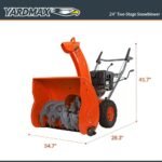 YARDMAX 24 in. 212cc Two-stage Self-propelled Gas Snow Blower with Push-button Electric Start YB6270 - Image 4