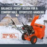 YARDMAX 24 in. 212cc Two-stage Self-propelled Gas Snow Blower with Push-button Electric Start YB6270 - Image 10