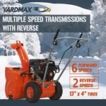 YARDMAX 24 in. 212cc Two-stage Self-propelled Gas Snow Blower with Push-button Electric Start YB6270 - Image 9