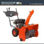 YARDMAX 26 in. 212 cc Two-stage Self-propelled Gas Snow Blower with Push-button Electric Start and Headlight YB6770 - Image 12