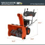 YARDMAX 26 in. 212 cc Two-stage Self-propelled Gas Snow Blower with Push-button Electric Start and Headlight YB6770 - Image 4