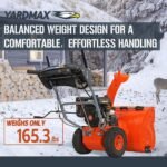 YARDMAX 26 in. 212 cc Two-stage Self-propelled Gas Snow Blower with Push-button Electric Start and Headlight YB6770 - Image 10