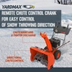 YARDMAX 26 in. 212 cc Two-stage Self-propelled Gas Snow Blower with Push-button Electric Start and Headlight YB6770 - Image 11